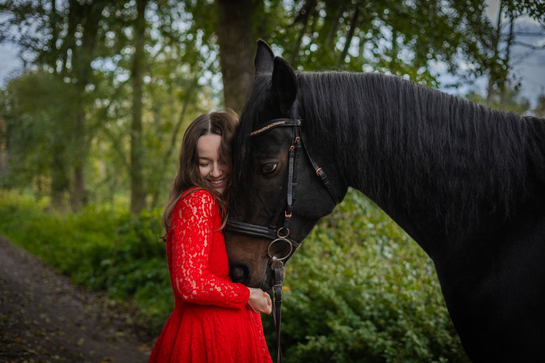 Emotionale Mensch und Tier Fotografie