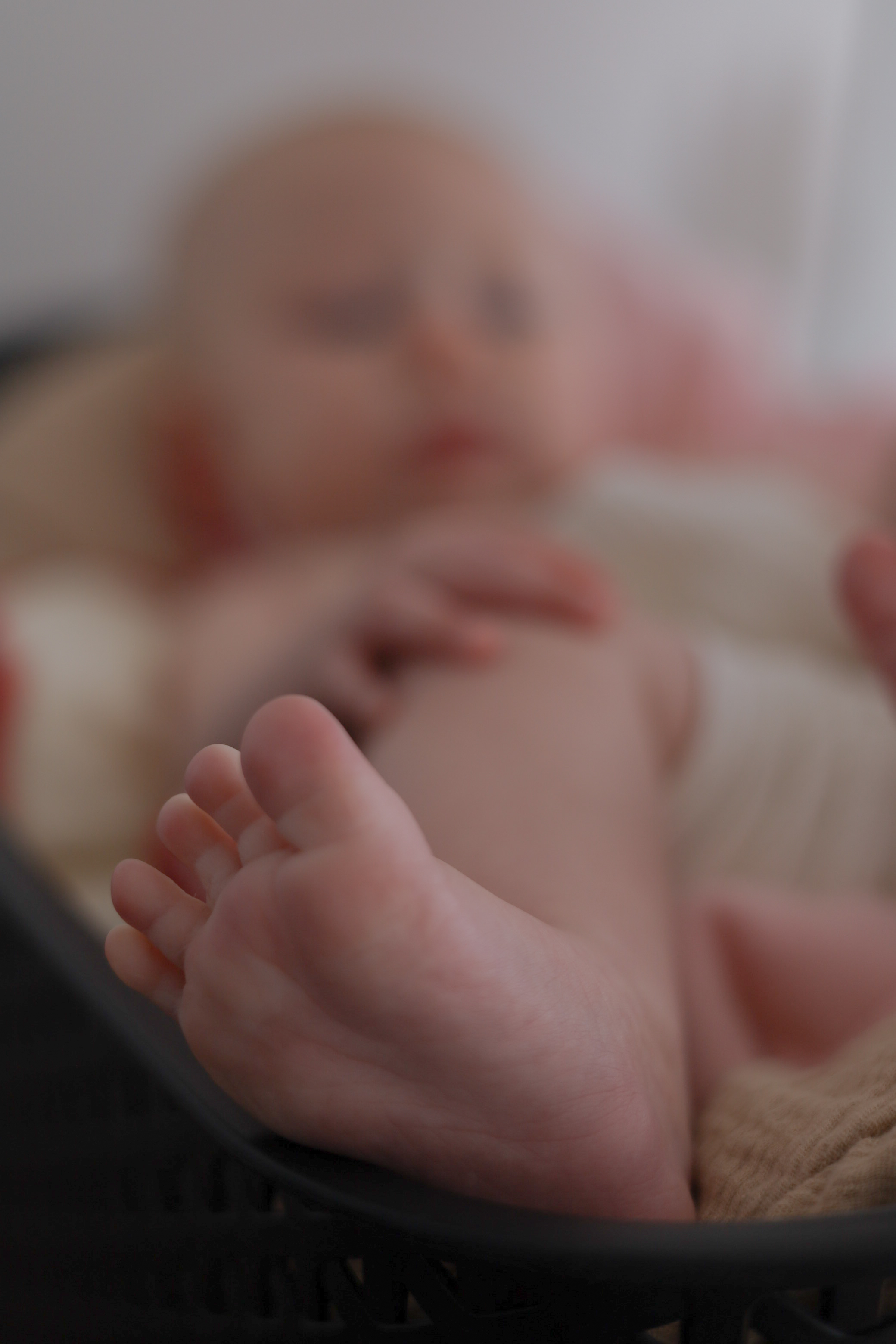 Neugeborenes in liebevoller Umgebung