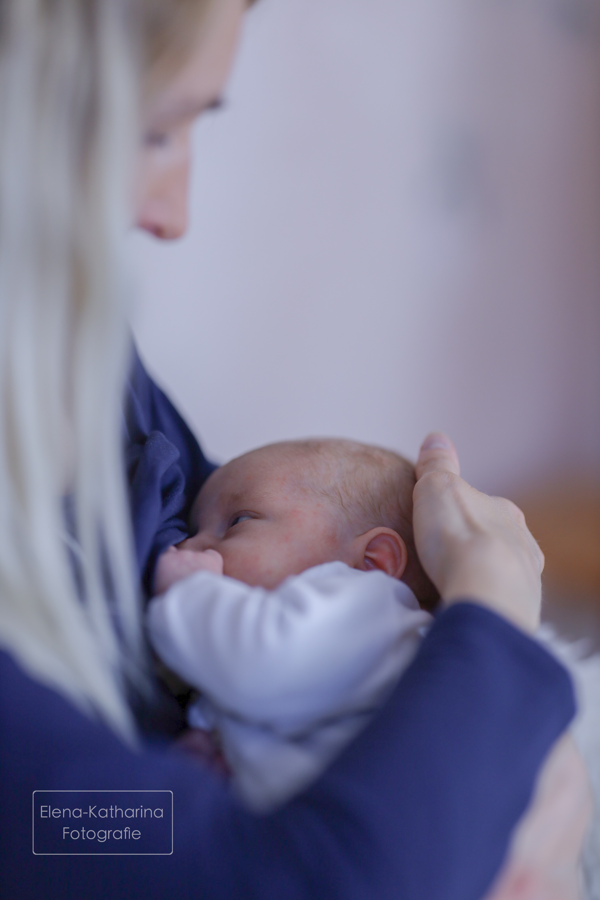 Intime Momentaufnahme eines Neugeborenen
