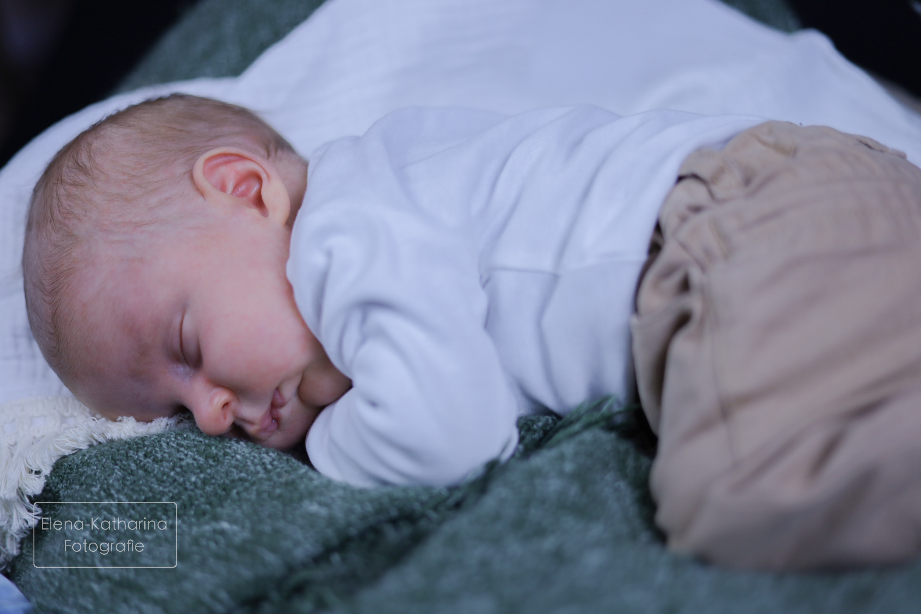 Babyportrait mit weichem Schatten