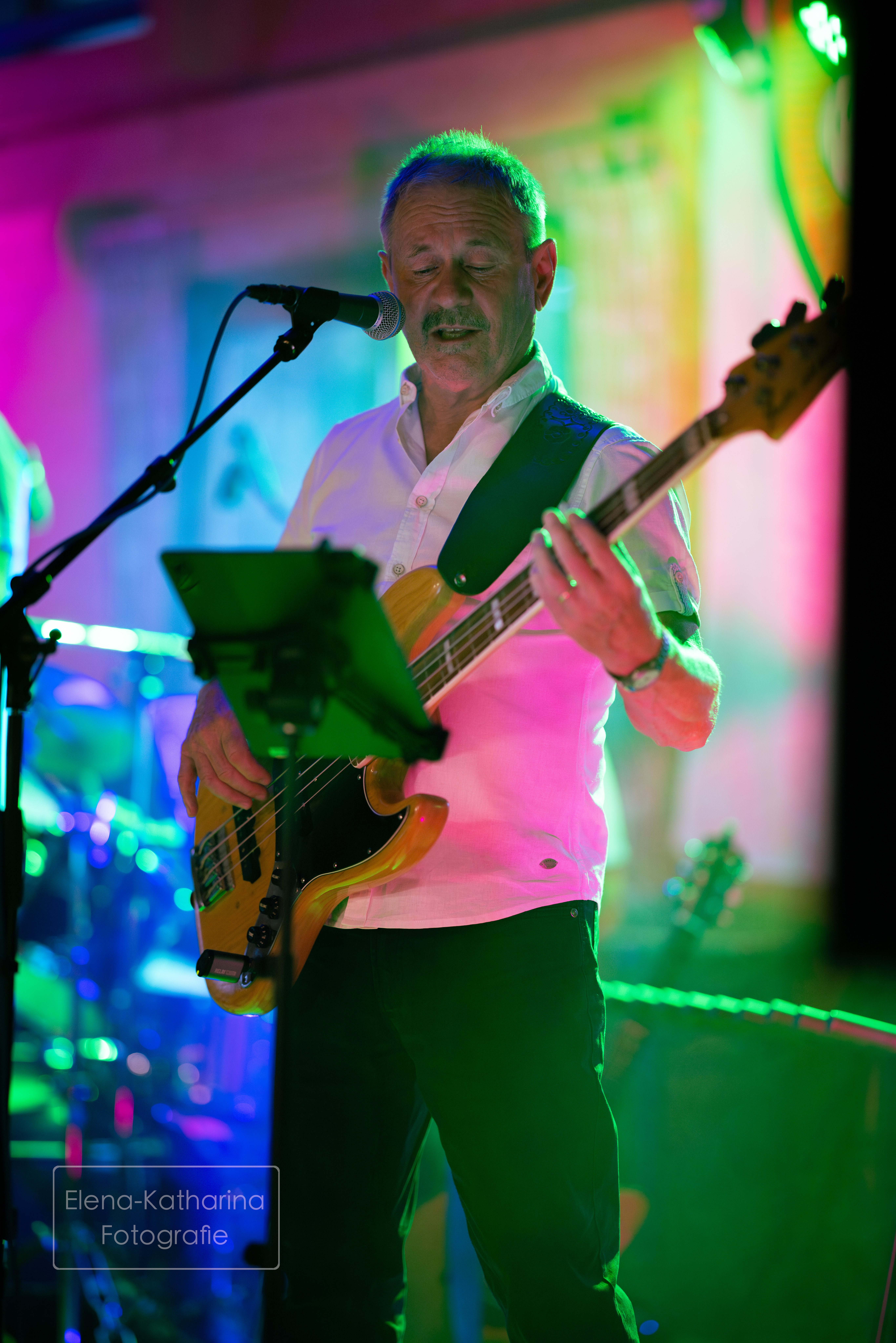 Konzertaufnahme mit Bass